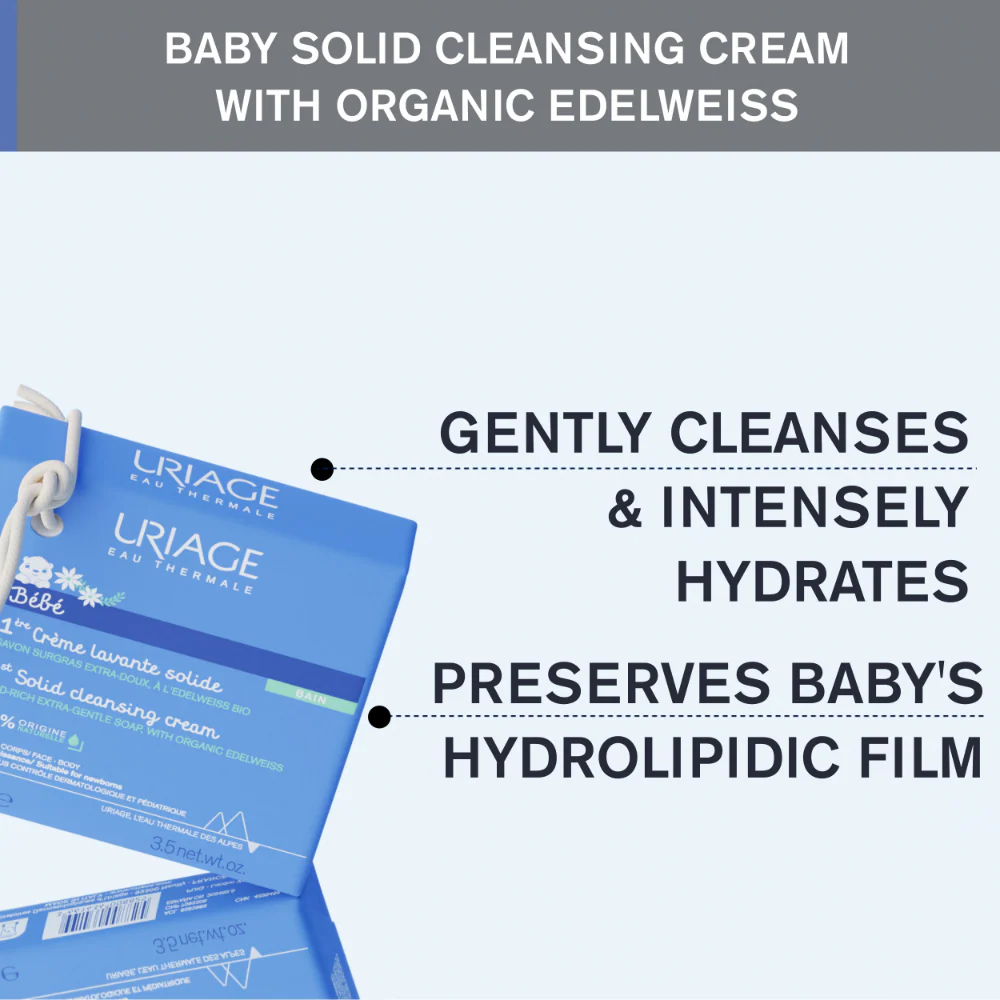 Uriage Baby's 1st Cleansing Soap Bar 100g - Image 6