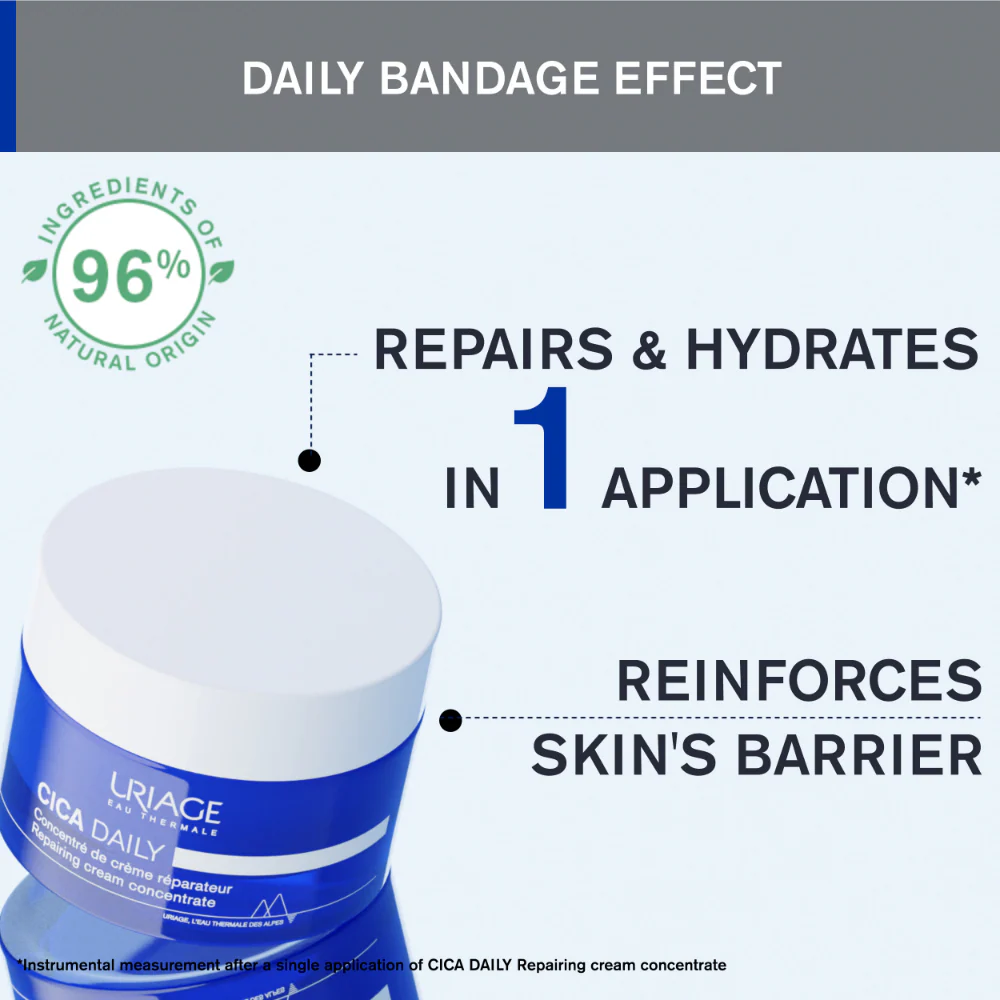 Uriage Cica-Daily Repairing Cream Concentrate 50ml - Image 3