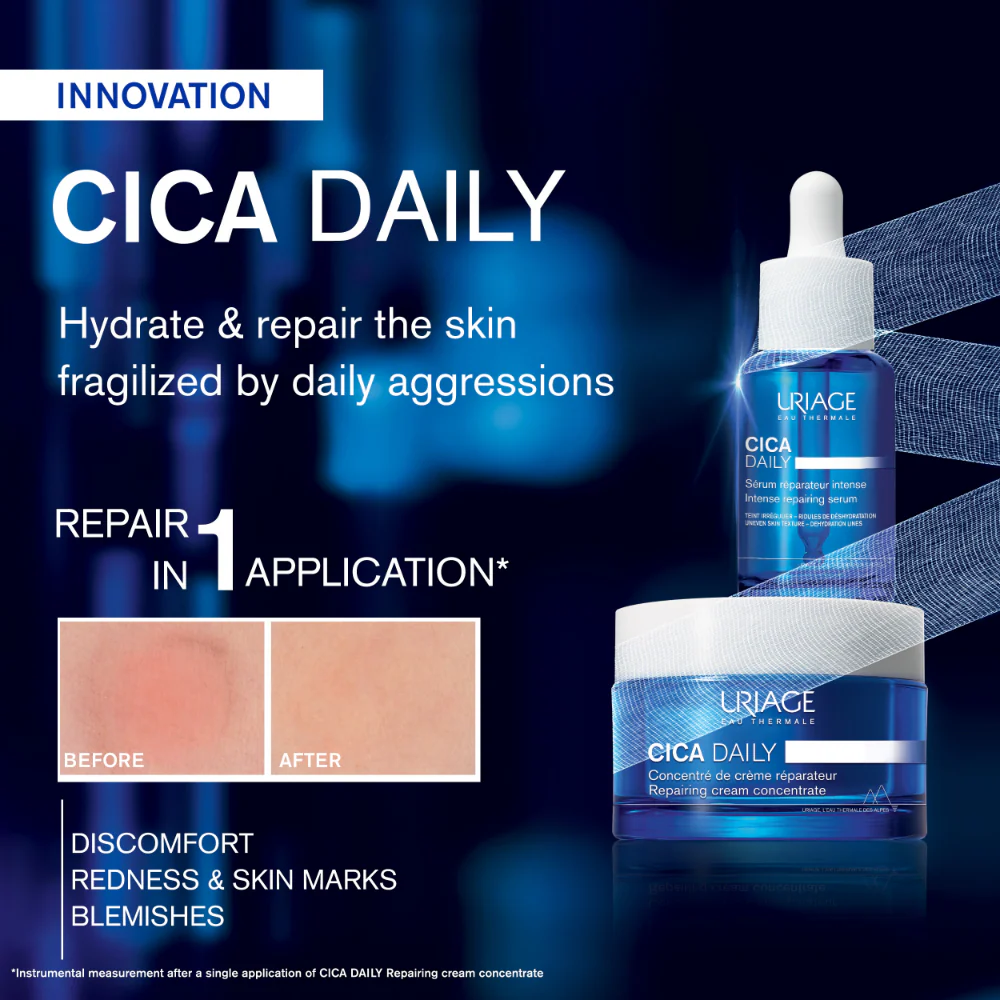 Uriage Cica-Daily Repairing Cream Concentrate 50ml - Image 9