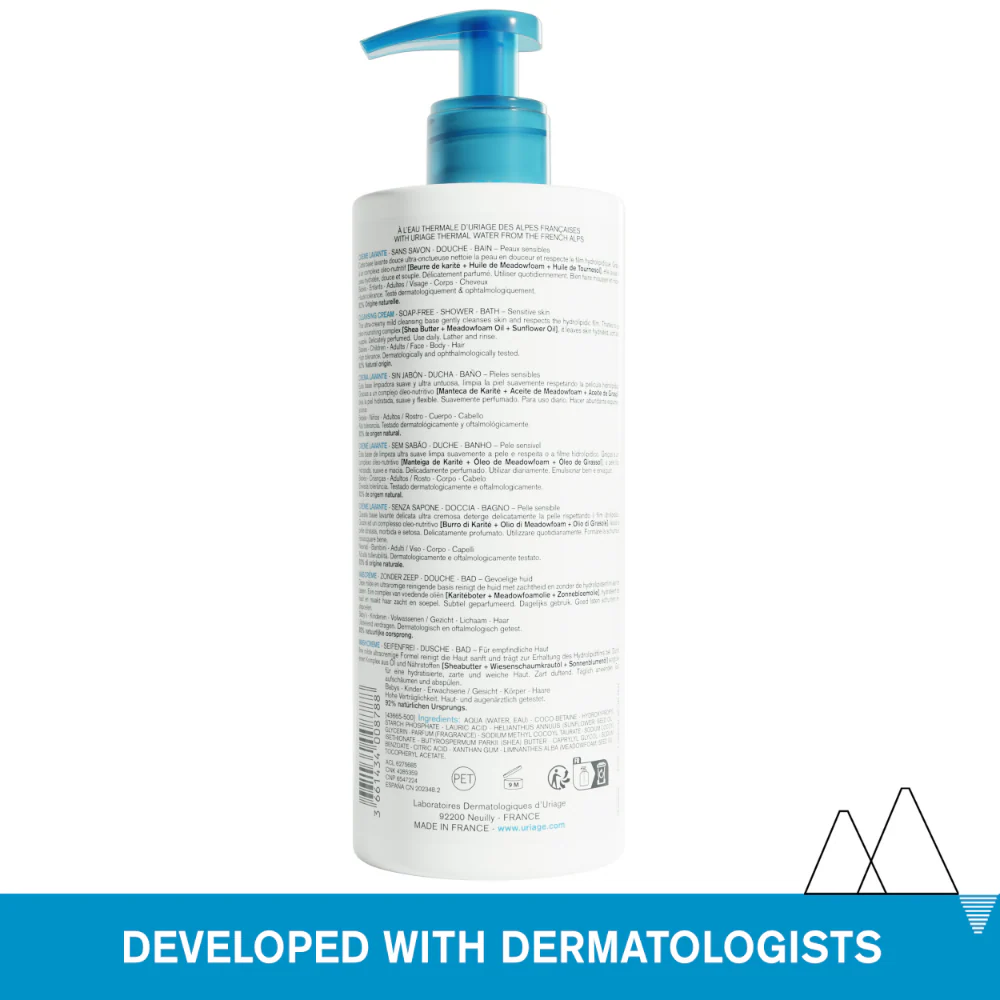 Uriage Gentle Cleansing Cream 500ml - Image 2