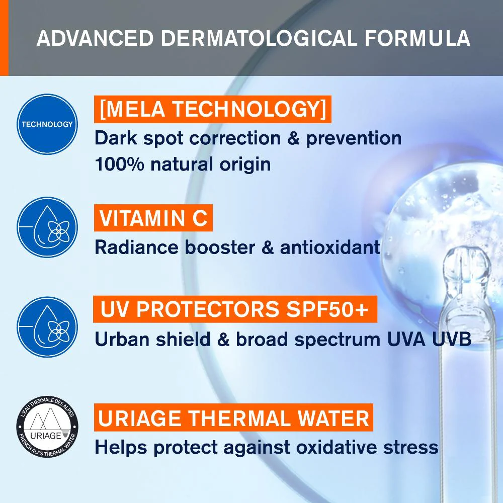 Uriage Dépiderm Anti-Spot Day Care SPF50+ 30 ml - Image 7