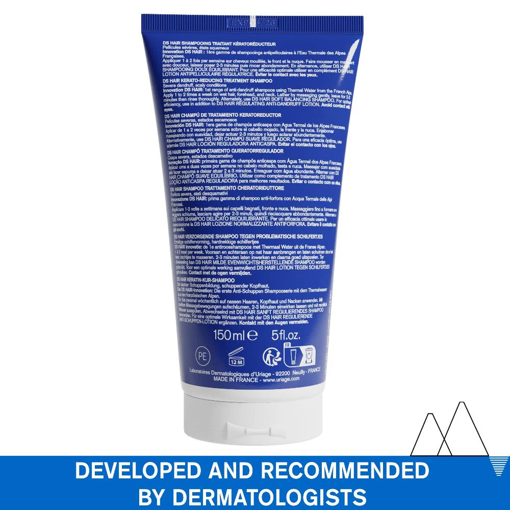 Uriage D.S. Hair Kerato-Reducing Treatment Shampoo 150ml - Image 4