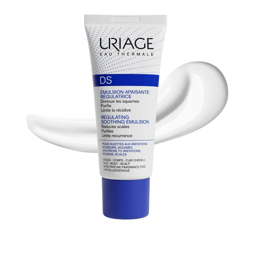Uriage D.S. Regulating Emulsion, Irritation, Redness, Scales 40ml - Image 4