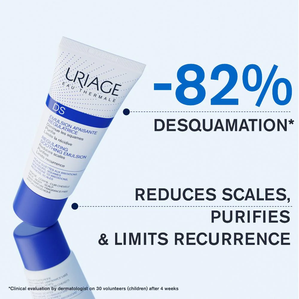 Uriage D.S. Regulating Emulsion, Irritation, Redness, Scales 40ml - Image 7