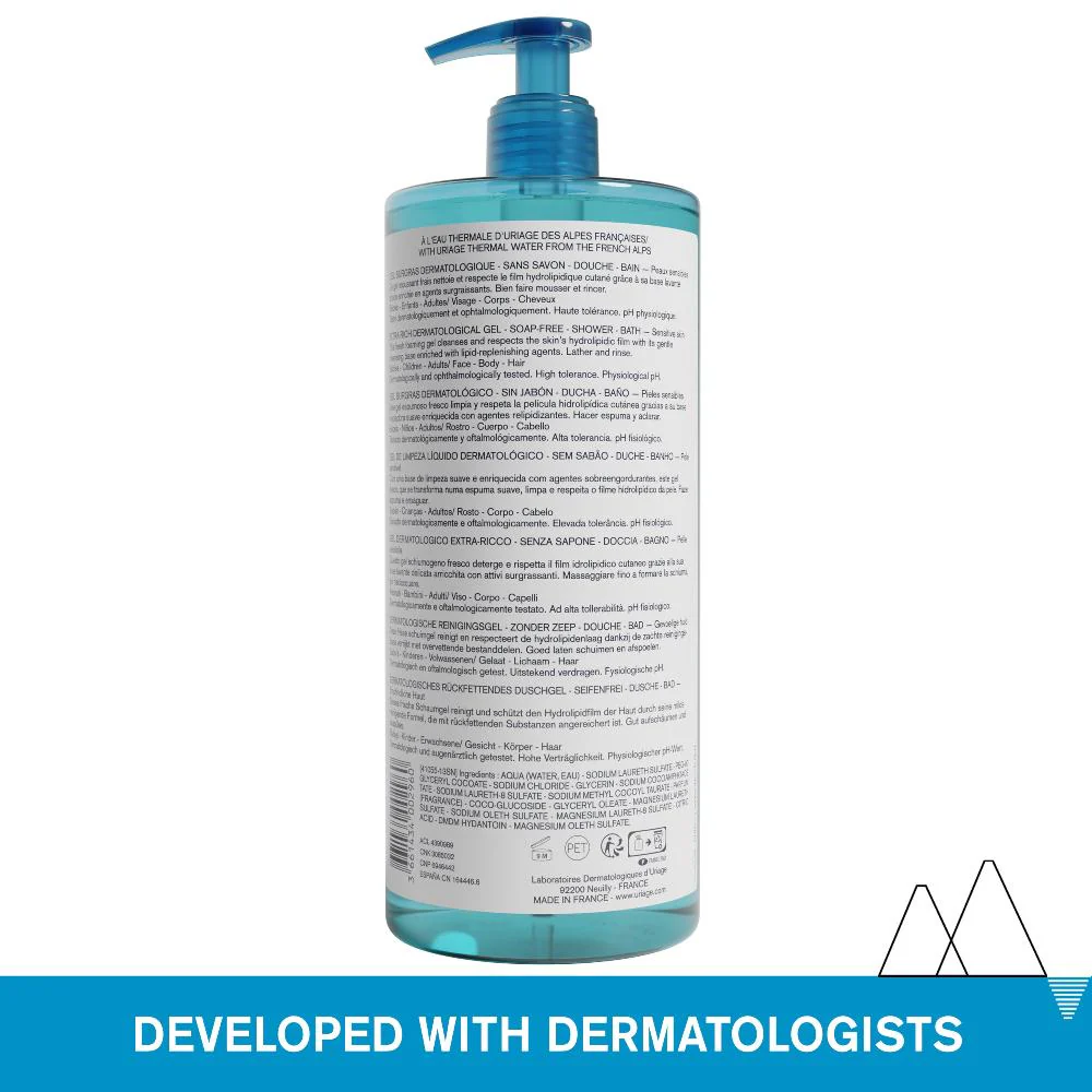 Uriage Extra-rich Dermatological Gel 1L - Image 2