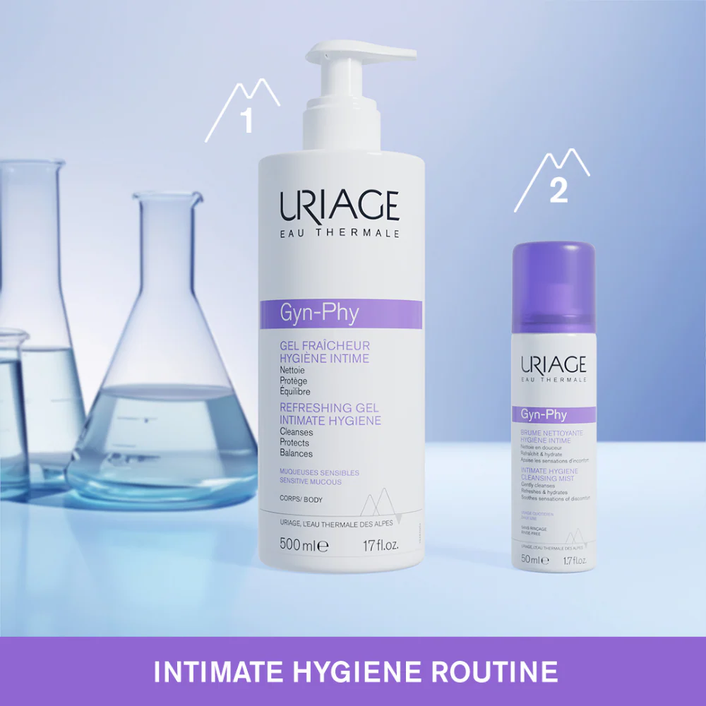 Uriage Gyn-Phy Intimate Hygiene Refreshing Gel 200ml - Image 5