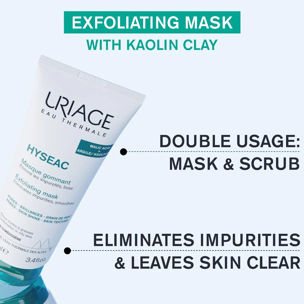 Uriage Hyseac Exfoliating Mask 100ml - Image 5