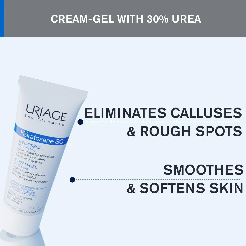 Uriage Keratosane 30 Cream- Gel Treatment For Callused Skin 75ml - Image 3