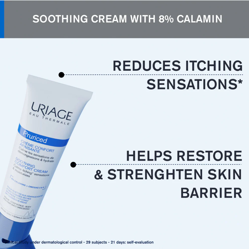Uriage Pruriced Soothing Comfort Cream 100 ml - Image 3