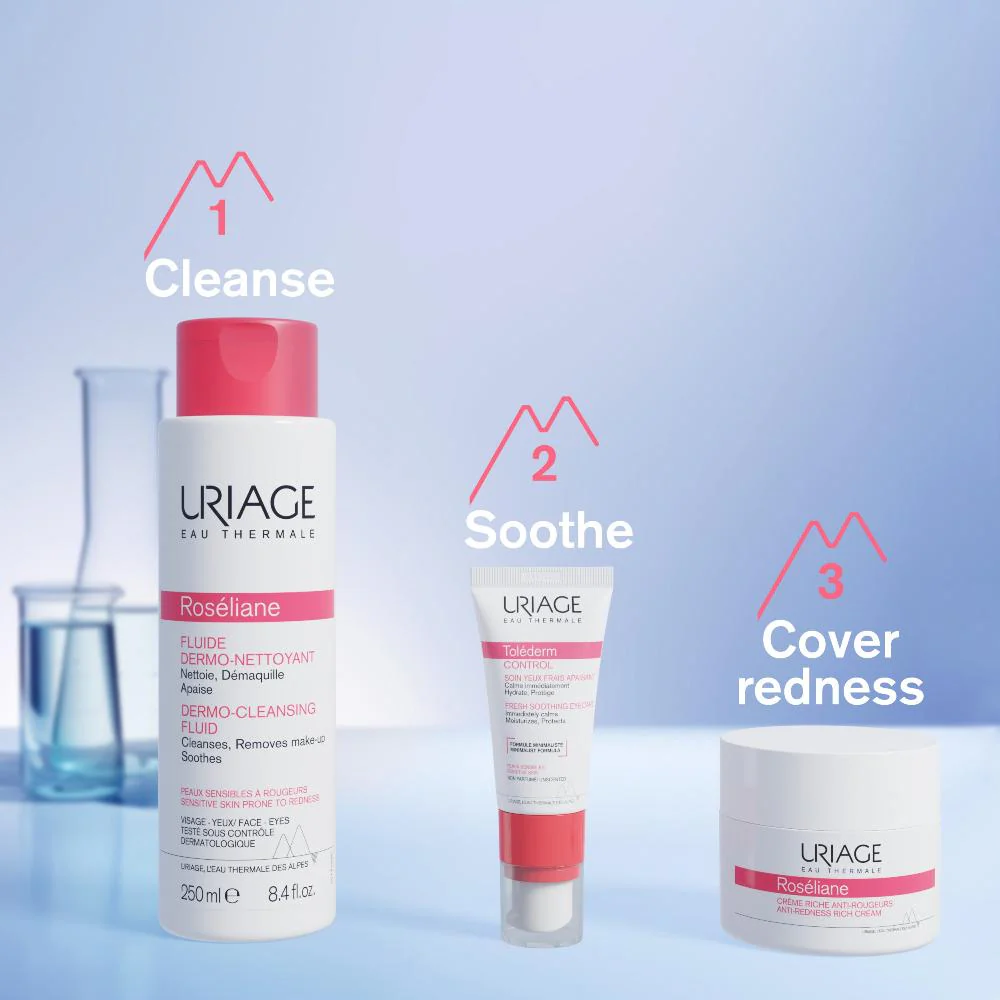 Uriage Roseliane Anti-Redness Rich Moisturizing Cream 50ml - Image 7