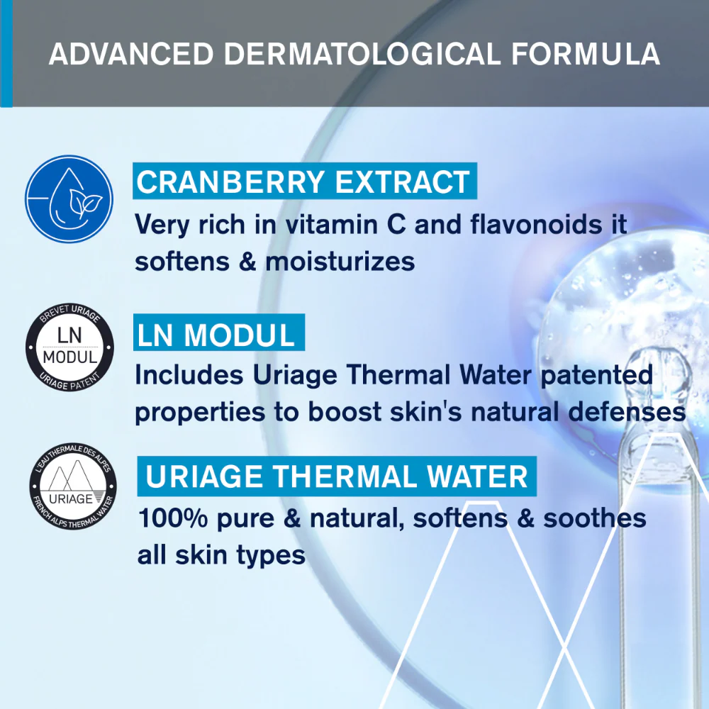 Uriage Thermal Micellar Water Normal To Dry Skin 250ml - Image 3