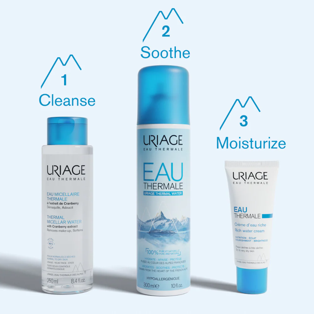Uriage Thermal Micellar Water Normal To Dry Skin 250ml - Image 4