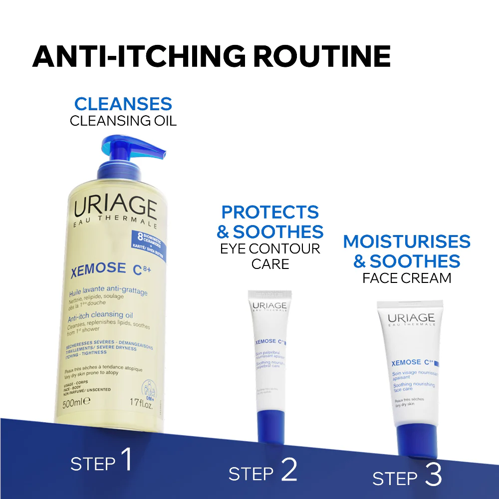 Uriage Xemose C8+ Face Cream 40ml - Image 9
