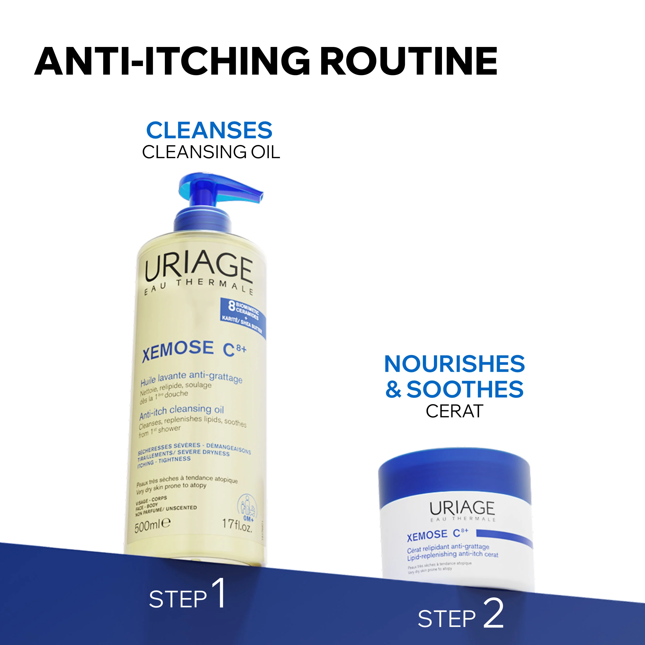 URIAGE XEMOSE C8+ Soothing Lipid-Replenishing Treatment 200ml - Image 7