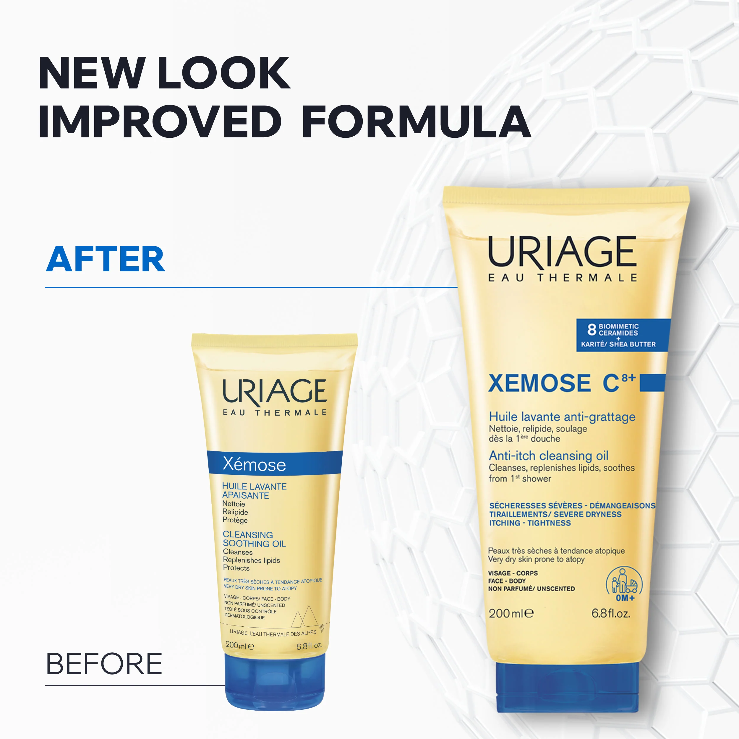 Uriage Xemose C8+ Soothing Cleansing Oil 500ml - Image 9